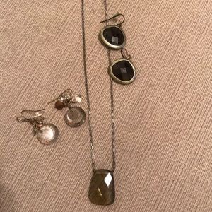 Necklace and Earrings